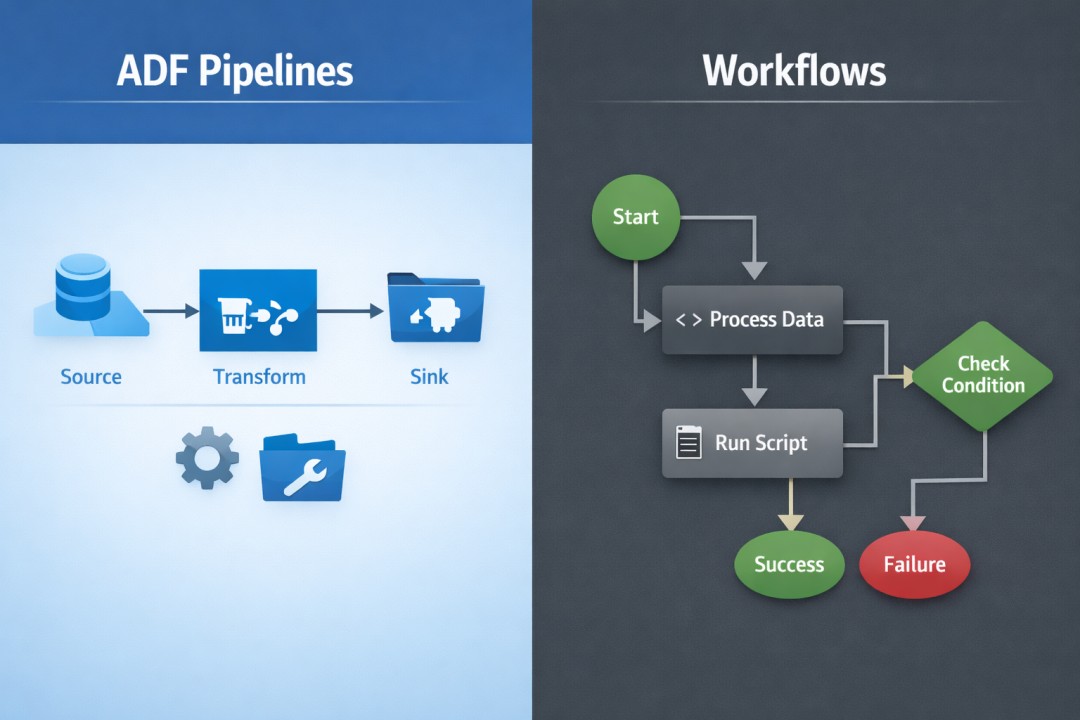 Control vs. Flow: How to choose! ADF for pipelines; choose Workflows ...