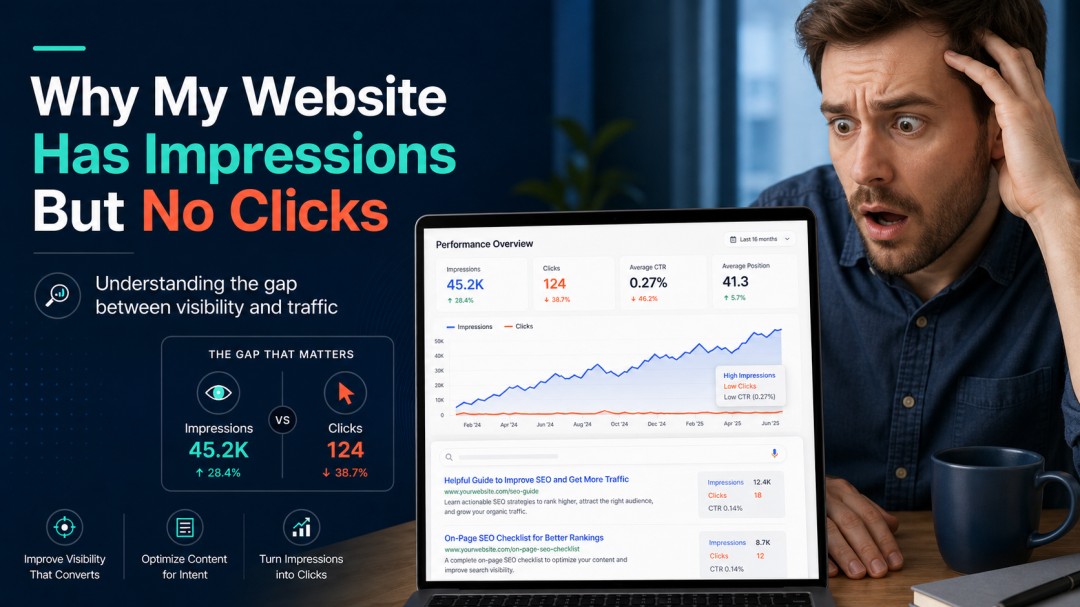 Why do some pages get impressions but almost no clicks? - Coder Legion