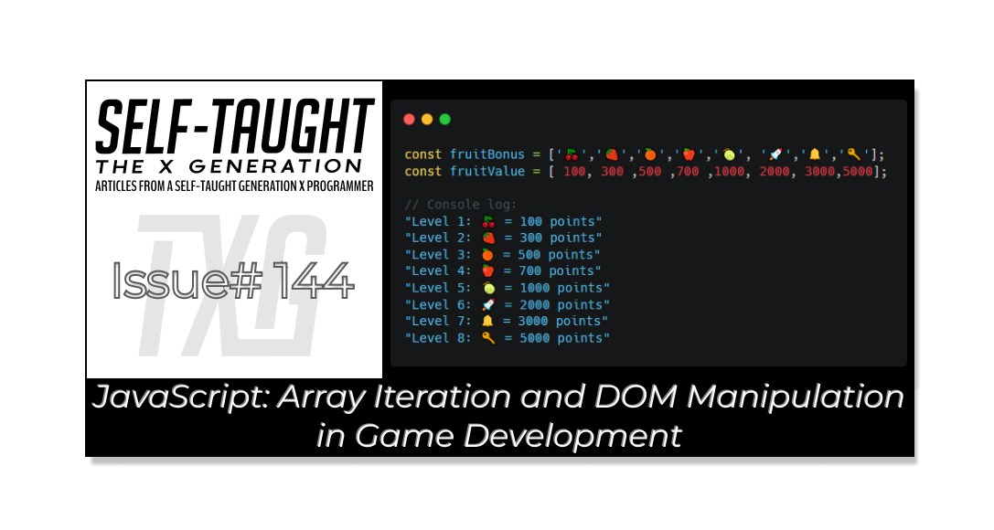 JavaScript: Array Iteration and DOM Manipulation in Game Development ...
