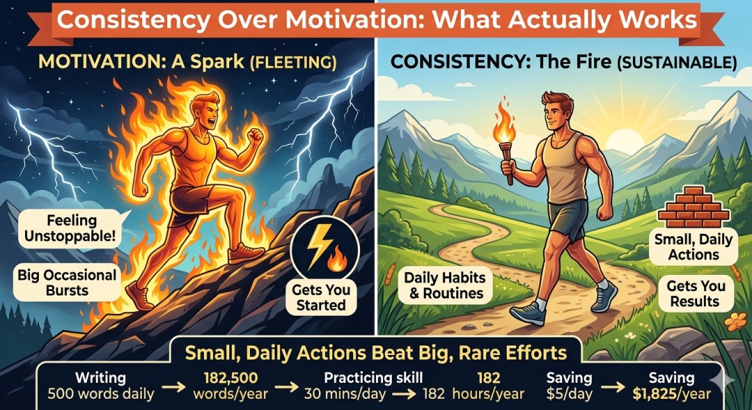 ⚡ Consistency Over Motivation: What Actually Works - Coder Legion