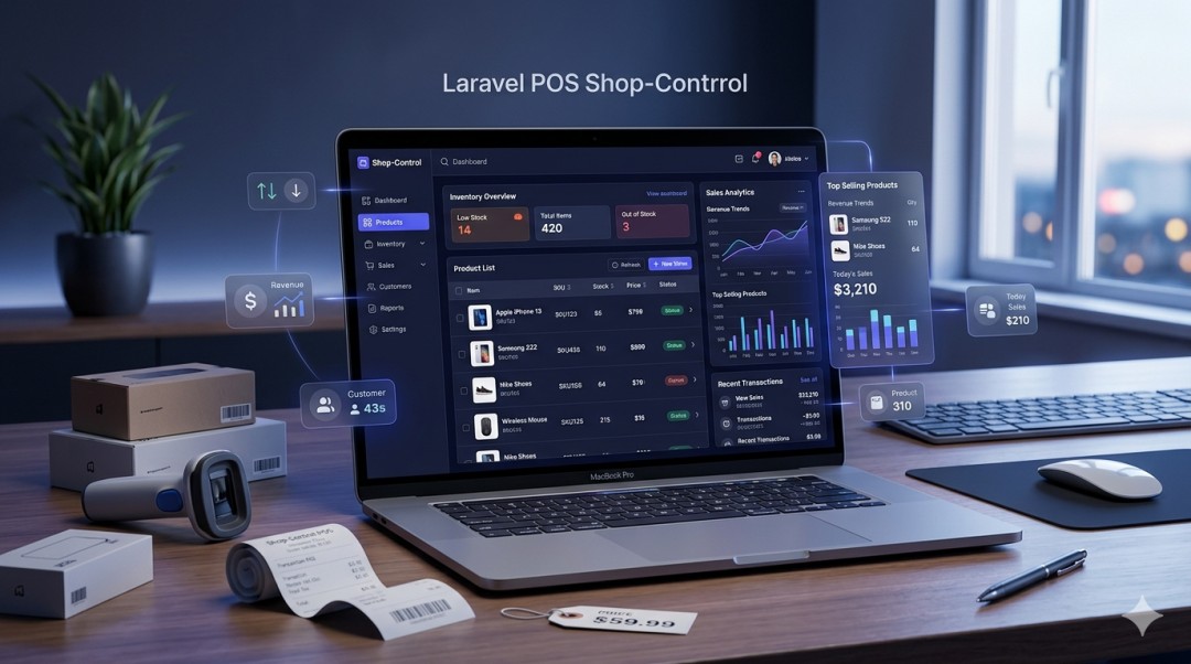 I Built a Full POS & Inventory System with Laravel (Shop-Control ...