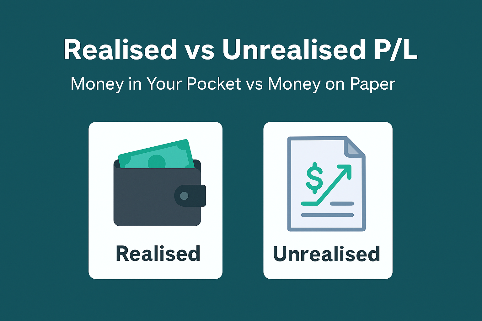 Realised vs Unrealised P/L — Money in Your Pocket vs Money on Paper ...