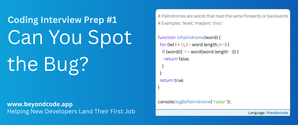 Coding Challenge: Can You Spot the Bug? - Coder Legion