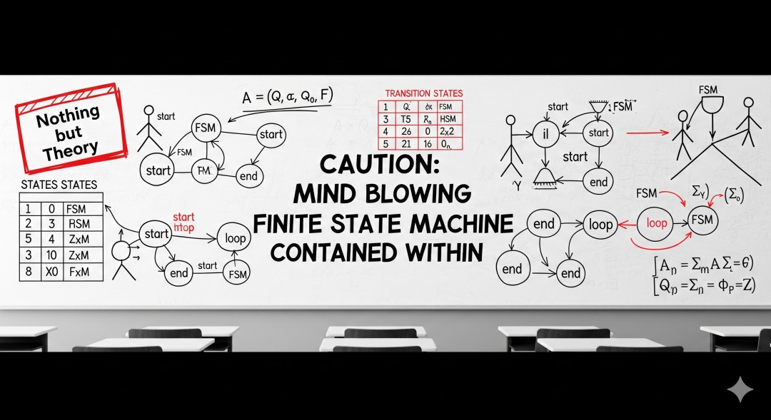 Caution: Mind Blowing Finite State Machine contained within (Nothing ...