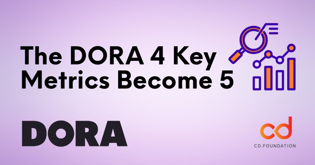 The DORA 4 key metrics become 5 - Coder Legion