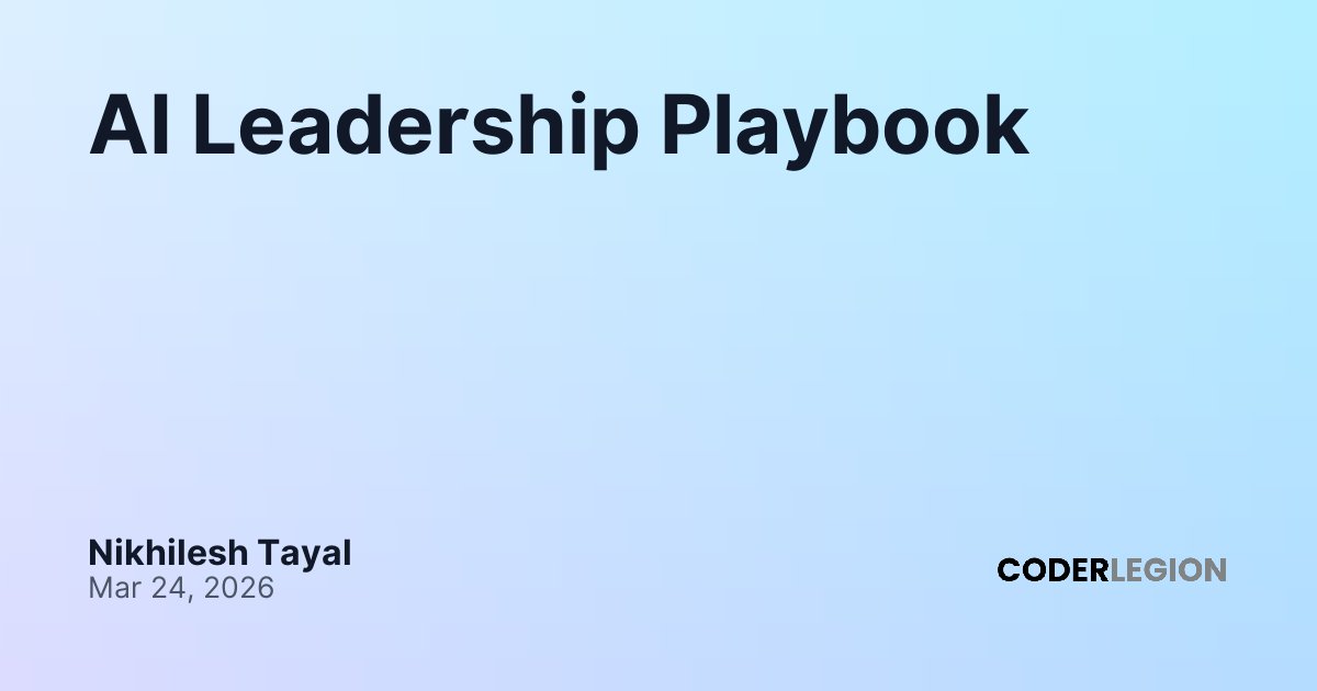 AI Leadership Playbook - Coder Legion