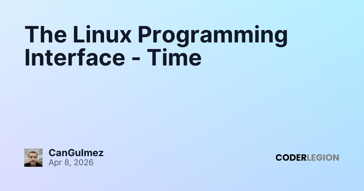 The Linux Programming Interface - Time - Coder Legion
