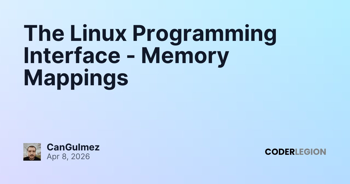 The Linux Programming Interface - Memory Mappings - Coder Legion
