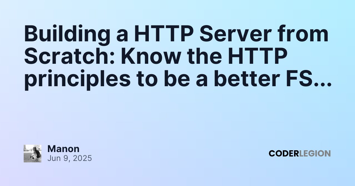 Building a HTTP Server from Scratch: Know the HTTP principles to be a ...