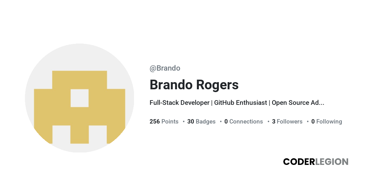 brando - Coder Legion
