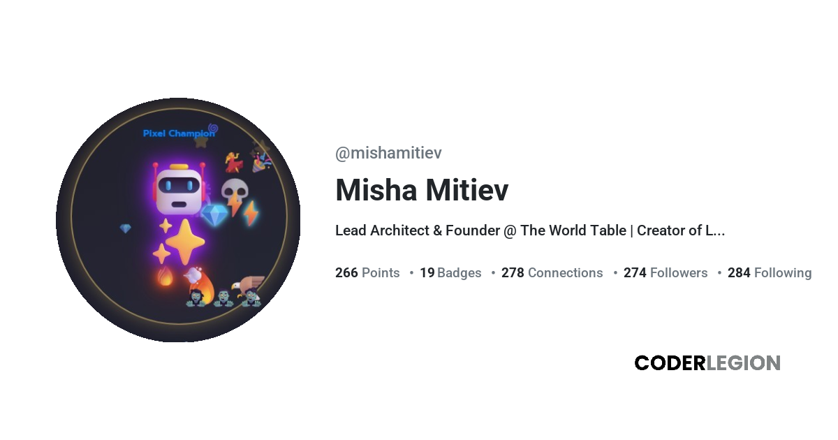 mishamitiev - Coder Legion